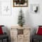 3ft. Pre-Lit Artificial Christmas Tree in Burlap Base, Clear LED Lights